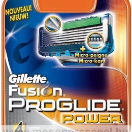 Gillette Fusion Proglide Power borotvabetét (4db) AKCIÓ!