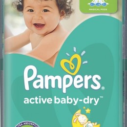 Pampers Active Baby-Dry 4+-os Plus méret (Maxi+), 70 darabos pelenkacsomag
