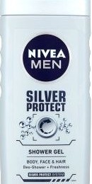 NIVEA For Men Silver Protect Tusfürdő Férfiaknak 250 ml