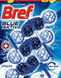 Bref Blue Aktiv Chlorine WC-frissítő 3 x 50g AKCIÓ!