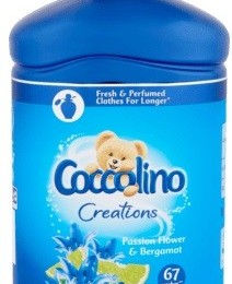 Coccolino Creations passion flower &amp; bergamot kék öblítőkoncentrátum 1,68 l 67 mosás (Kék szellő illat ) (EU)