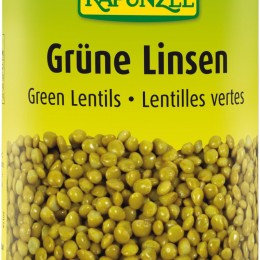 Rapunzel bio Zöld lencse sós lében, 400 g