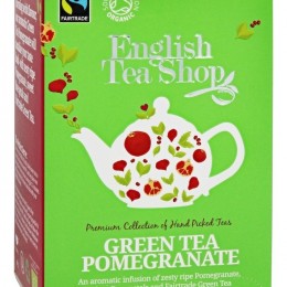 English Tea Shop BIO Zöld tea &amp; Gránátalma - 20x1.5g 30g