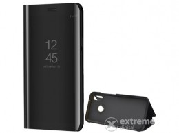 GIGAPACK Mirror View Case álló műbőr tok Huawei P20 Lite készülékhez, fekete