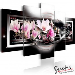 ArtGeist sp. z o o. Kép - Magnolias on a black background