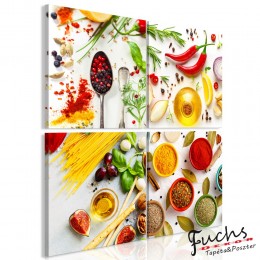 ArtGeist sp. z o o. Kép - Spices of the World (4 Parts)