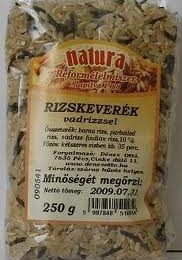 Natura rizskeverék vadrizzsel, 250 g