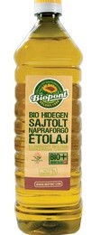 Biopont bio Hidegen sajtolt napraforgó olaj, 1 l