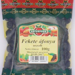 Naturfood Aszalt fekete áfonya, 100 g