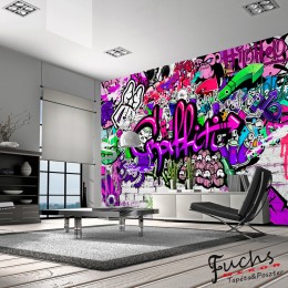 ArtGeist sp. z o o. Fotótapéta - Purple Graffiti