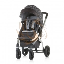 CHIPOLINO Malta babakocsi mózessé alakítható sport résszel - Granite Grey 2019
