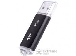 SILICON POWER Ultima U02 16GB USB2.0 pendrive, fekete (SP016GBUF2U02V1K)