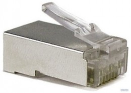 Egyéb 8P8C fémárnyékolt FTP dugasz CAT.6
