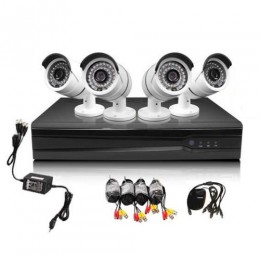 Shopshop AHD 4 kamerás komplett megfigyelő rendszer -