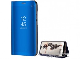 GIGAPACK Mirror View Case álló műbőr tok Huawei P20 Pro készülékhez, kék