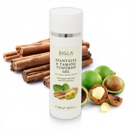 Biola Szantálfa & tamanu tusfürdő gél, 200 ml