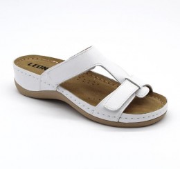 Leon Comfortstep Leon 914 fehér papucs 36-41