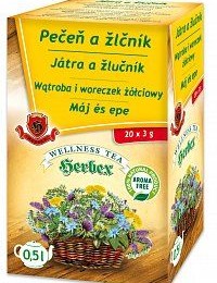Herbex Máj és epe tea, 20 filter
