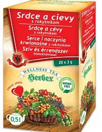 Herbex Szív és érrendszer tea homoktövissel, 20 filter