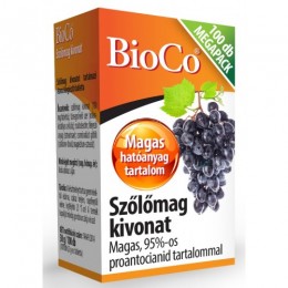 BioCo Szőlőmag kivonat Megapack, 100 db tabletta