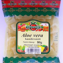 Naturfood Kandírozott aloe vera, 80 g