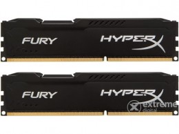 Kingston HyperX Fury Black 16GB 1600MHz DDR3 memória kit (HX316C10FBK2/16)
