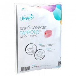 Asha Beppy Soft+Comfort Tampons WET - zsinór nélküli tamponok (3db)