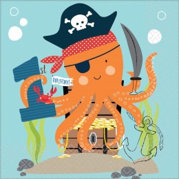 Pirate Kalóz polip szalvéta