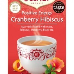 Yogi tea Yogi Bio Pozitív energia tea, CRANBERRY HIBISCUS, 17 filter