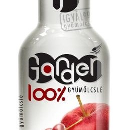 Garden Alma és meggy 100%-os préselt gyümölcslé, 500 ml