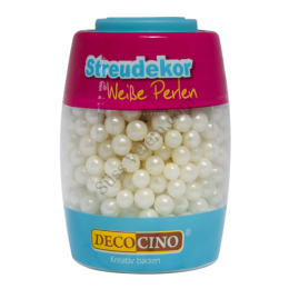 DecoCino gyöngyház fehér cukorgyöngy 65 g