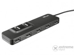 Trust USB Hub - Oila 7 (7 port; USB2.0; PowerAdapter)