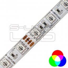 S-LIGHTLED SL-RGB-5050-WU60 14,4W/m 60LED/m színváltós 12V IP65 kültéri (5m/tekercs kiszerelés)