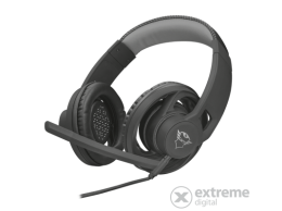 Trust GXT 333 Goiya gamer mikrofonos fejhallgató, fekete (22797)