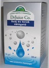 DrJuice Co. Ezüstkolloid száj és torok öblögető, 200 ml