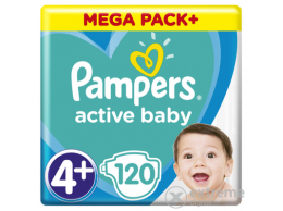 PAMPERS Active Baby pelenka Megabox Plus, 4+-os mérert, 120 db