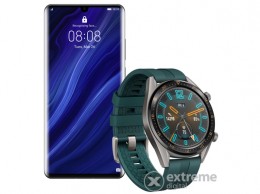 Huawei P30 Pro 6GB/128GB Dual SIM kártyafüggetlen okostelefon, éjfekete (Android)