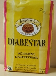 Diabestar Sütemény lisztkeverék, 1000 g