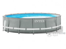 INTEX Prism Frame fémvázas medence szett vízforgatóval, 457x107 cm