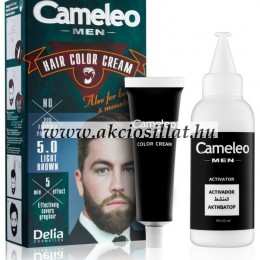 Delia Cosmetics Cameleo Men hajfesték 5.0 Világos barna 2x30ml