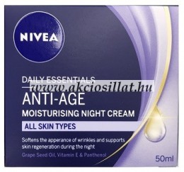 Nivea Daily Essentials Moisturising Anti-Age Éjszaka Krém 50ml