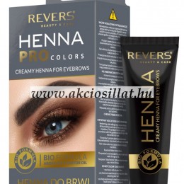 Revers Henna Pro Colors Grafitszürke Szempilla és Szemöldőkfesték 2x15ml