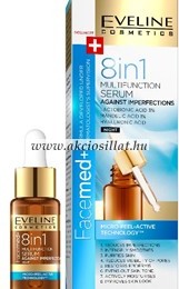 Eveline Eveline Facemed+ 8 in1 Multifunciós Éjszakai Szérum Bőrhibák Ellen 18ml