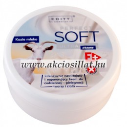 Editt Cosmetics Perfect Soft Ultra Kecsketej Parabénmentes arc és testkrém 150ml