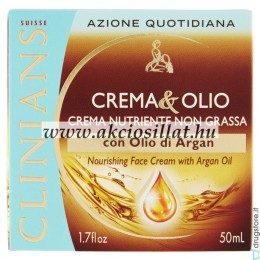 Clinians Argán tápláló arckrém 50ml