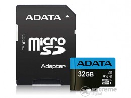 ADATA Memóriakártya MicroSDHC 32GB + Adapter UHS-I CL10 (100/20)