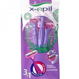 X-epil Eldobható Női Borotva 3 Pengés, 4 db