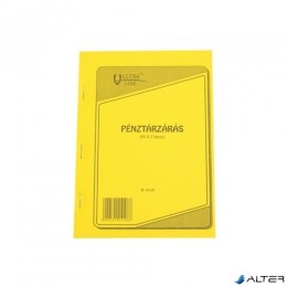 VECTRA-LINE PÉNZTÁRZÁRÁS A/5 50X2 LAPOS