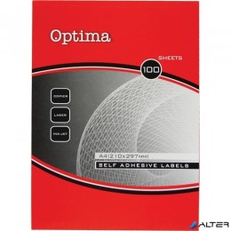 Optima Etikett 32109 kör 60mm 1200 címke/doboz 100 ív/doboz