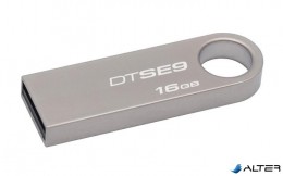 Kingston Pendrive, 16GB, USB 2.0, 10/5MB/sec, &quot;DT SE9&quot; ezüst